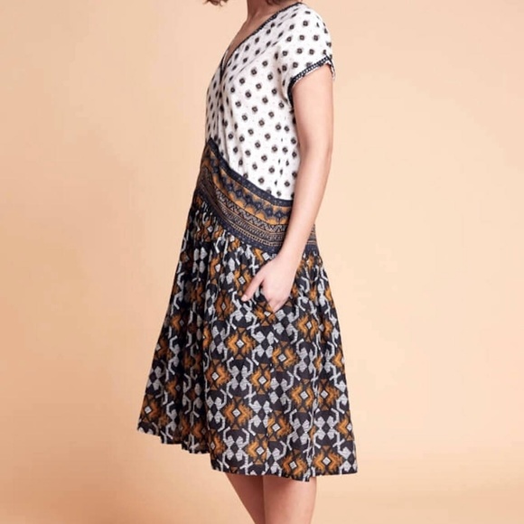 Wild Ethnic Print Dress - Picture 3 of 4